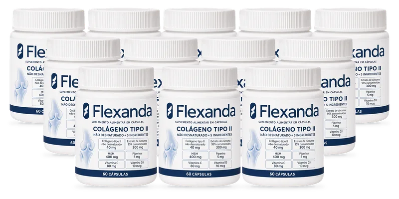 Kit Flexanda com 12 frascos